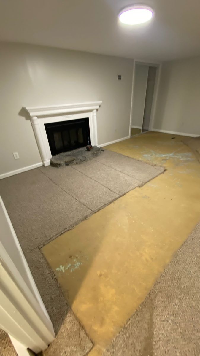 Carpet removal — example photo