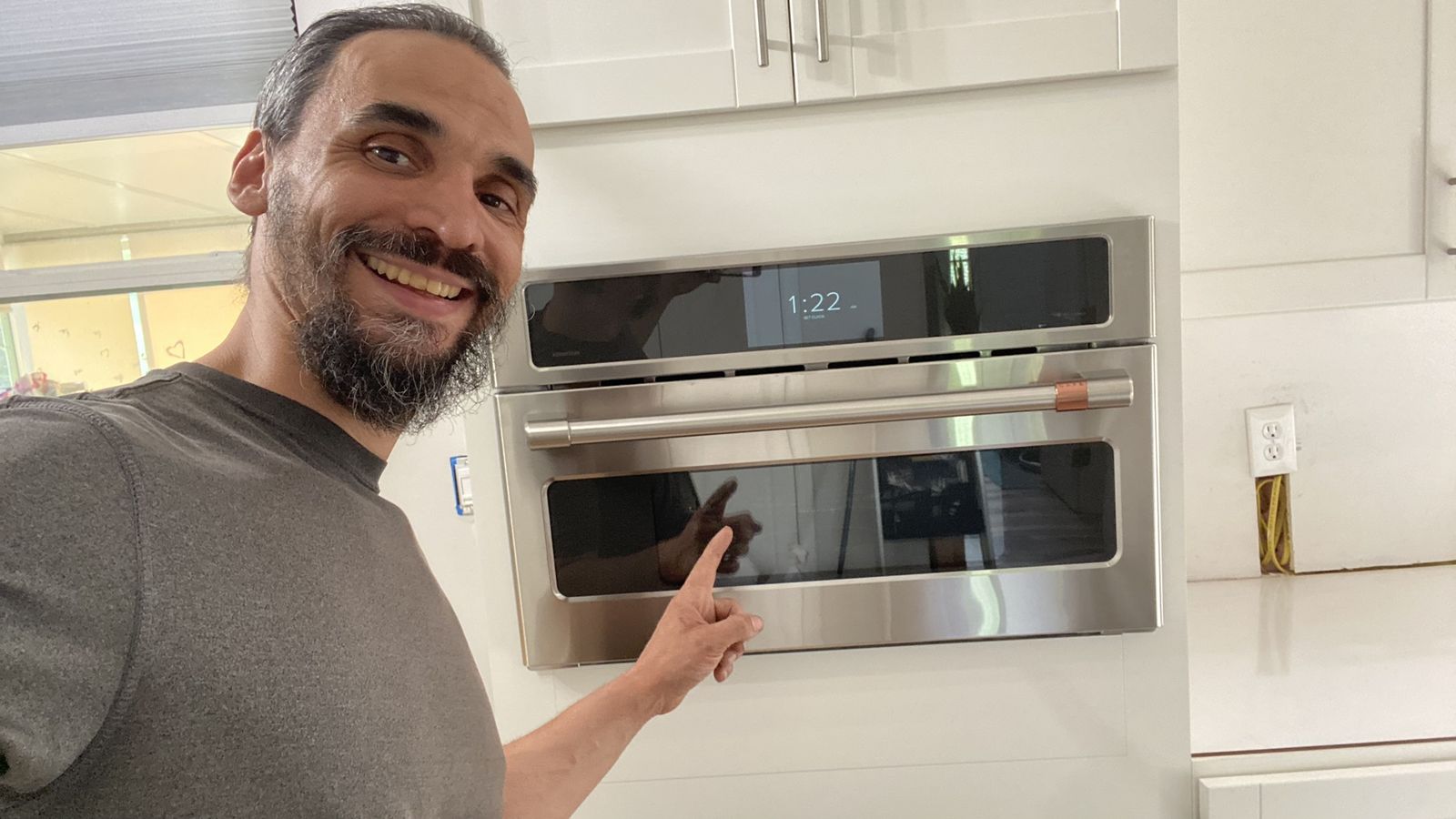 New built-in kitchen wall oven, installed and working