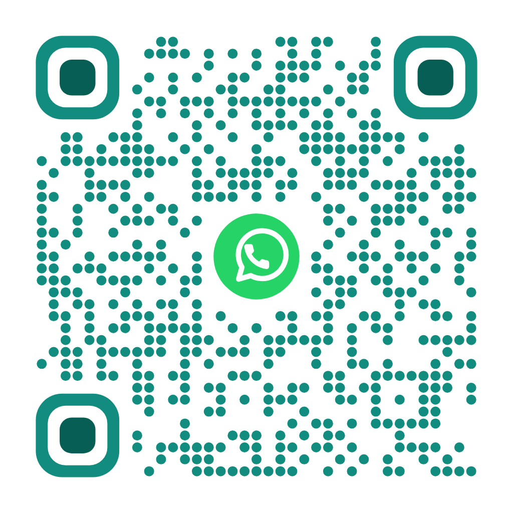 WhatsApp QR code — scan to start a chat